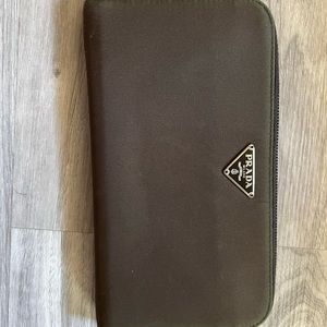 Authentic Prada zippy wallet